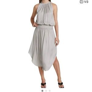 ramy brook Audrey Smocked Midi Dress